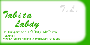 tabita labdy business card